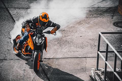 Lightweight hooligans: KTM add a touch of exotica to the A2 class with fully redesigned 390 and 125 Duke