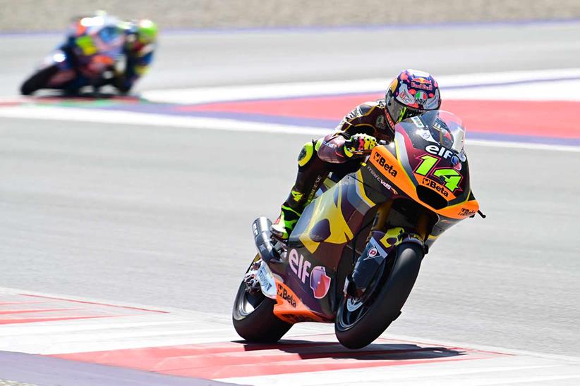 Tony Arbolino in action for Elf Marc VDS in Austria