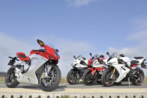 MV Agusta F3 vs rivals at a glance