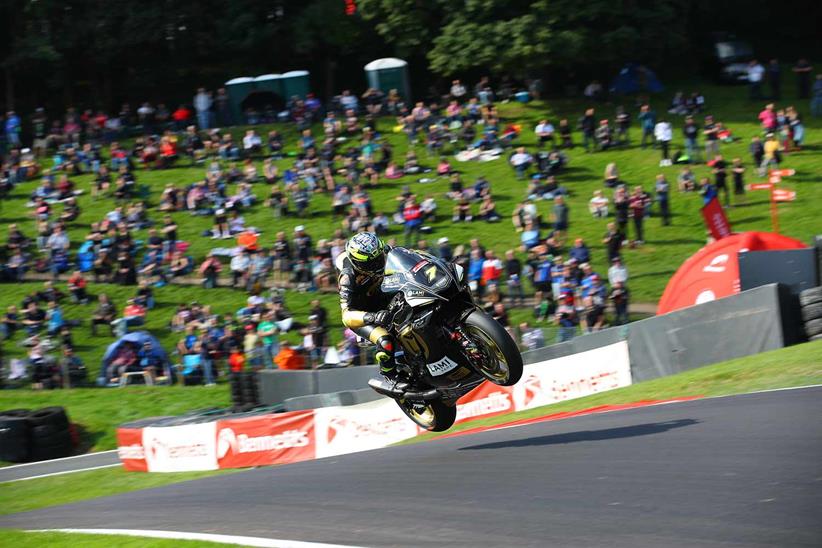 Ryan Vickers goes over the Mountain at Cadwell Park