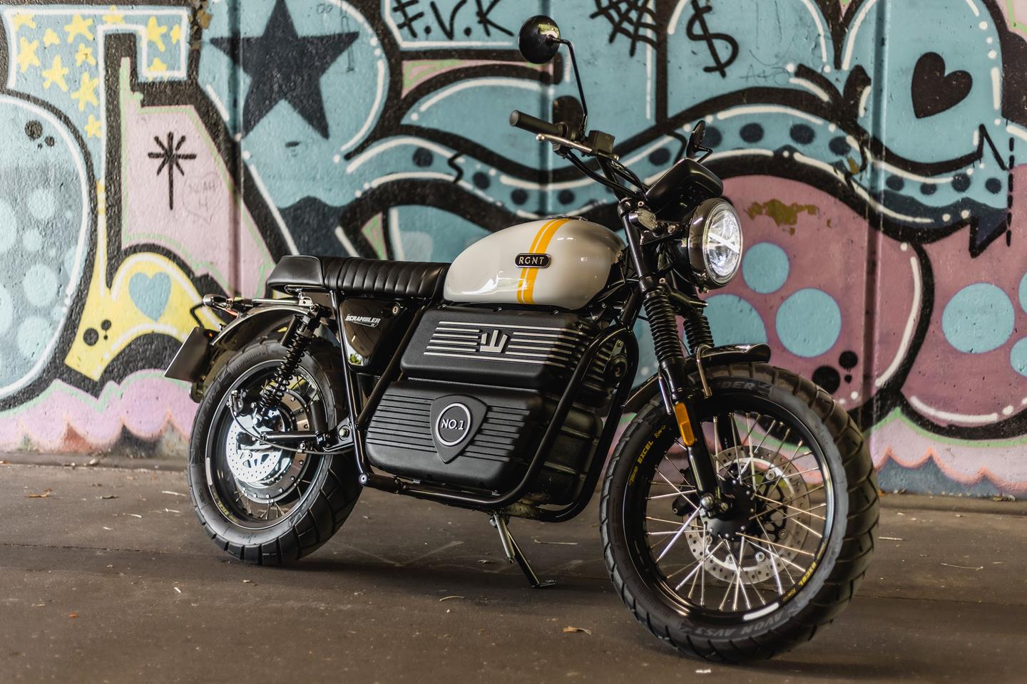 Electric best sale motorcycle scrambler