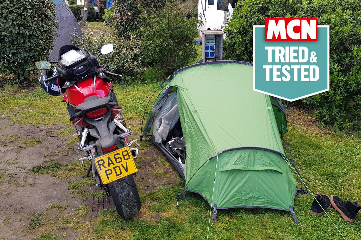 Compact tent for motorcycle best sale