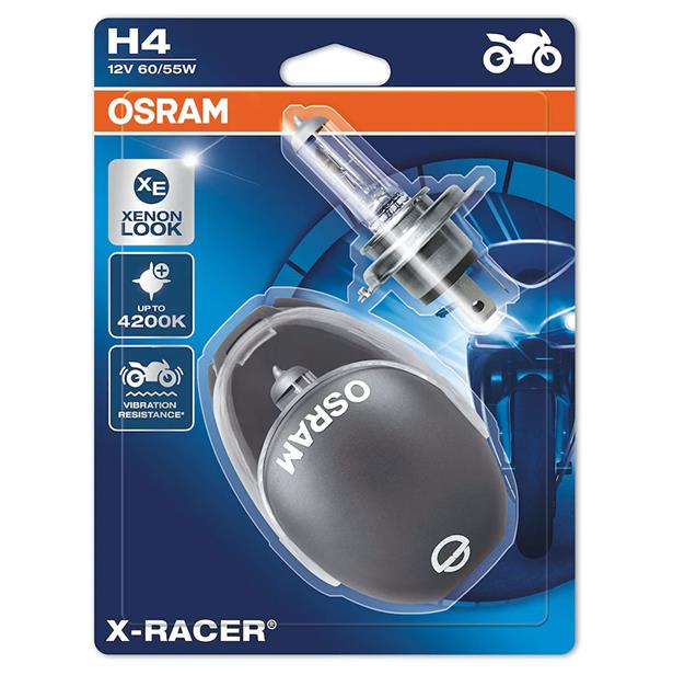 H4 OSRAM Motorbike Night Racer110 12V 60/55W 472 Halogen Bulb