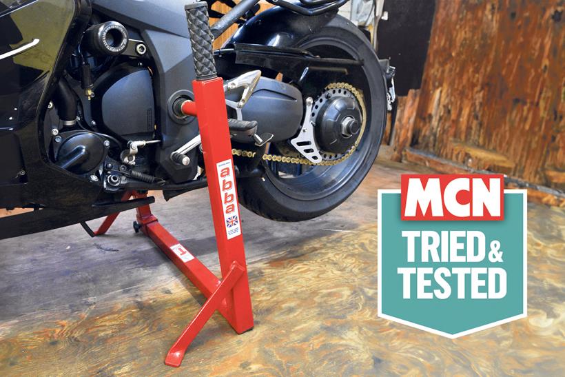 thumbnail interactive-video image 1 of Oxford OX784 Bobbin Forks – Rear Paddock Stand Supports For Motorcycles (Universal Fit) 1 of 3