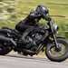 Female rider on Honda Rebel 500