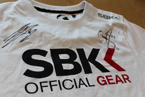 Win signed WSB T-shirt and SBK Generations game