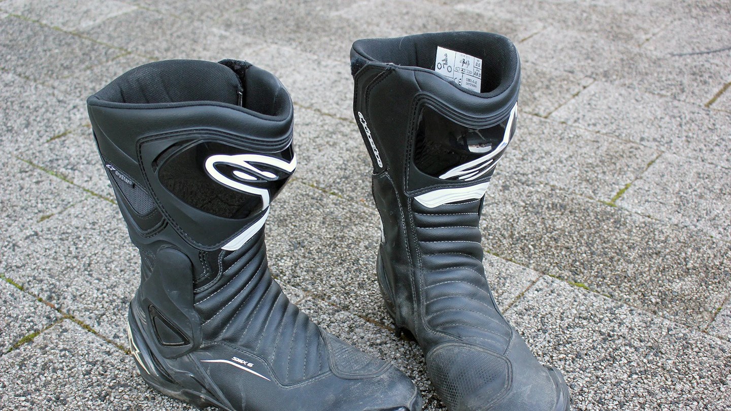 Bottes Moto Alpinestars SMX-6 V2 Noir - Taille 45, Microfibre, Protections Malléoles Et Sliders Intégrés