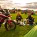 Campers at the 2023 Women in Moto event