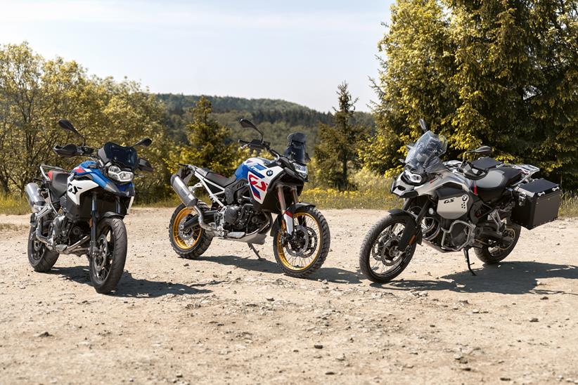 BMW F900GS range