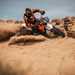 Turning on a KTM 890 Adventure R Rally off-road
