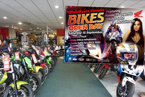 Destination dealer: Grantham Honda Bikes