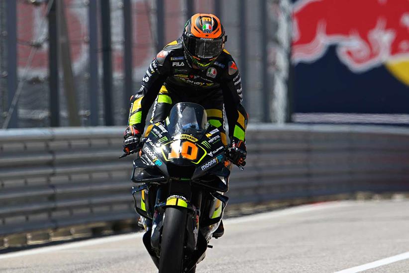 Luca Marini onboard the Mooney VR46 Racing Ducati