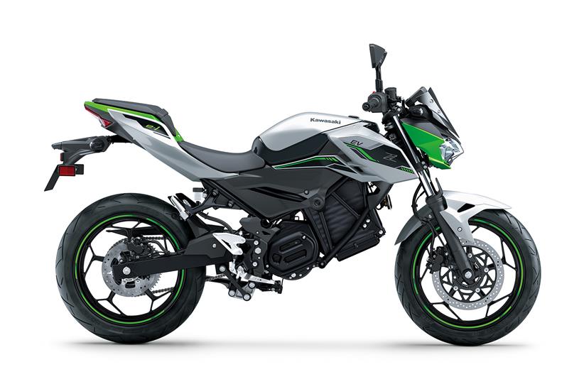 The Kawasaki Z e-1 is a 125 equivalent motorcycle