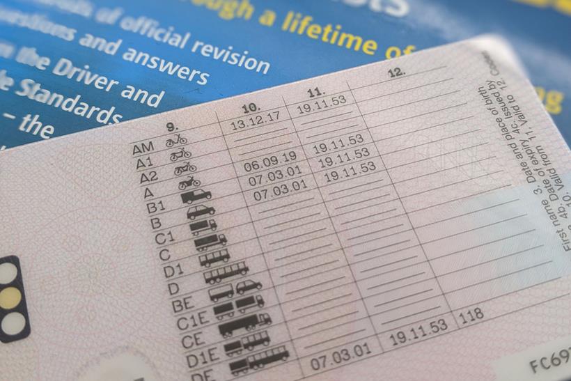 As a minimum you'll need a provisional driving licence to pass your motorcycle theory test