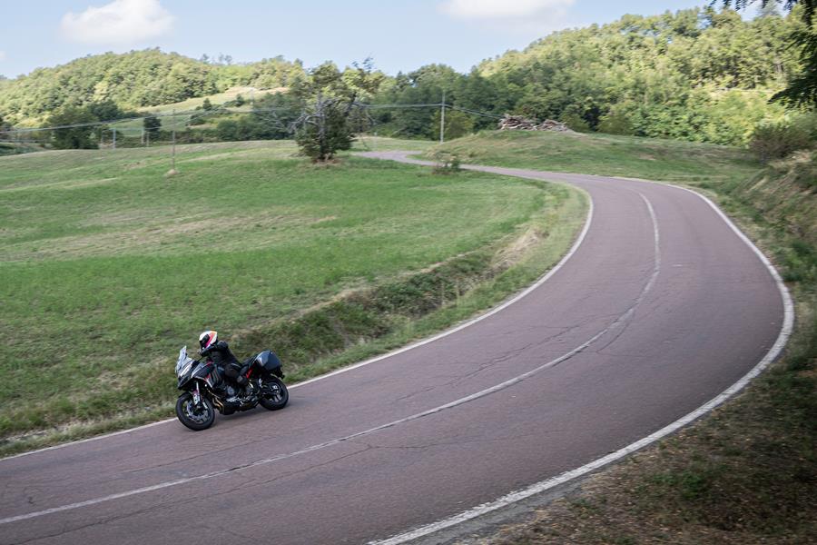 Ducati Multistrada V4S Grand Tour on Italian roads