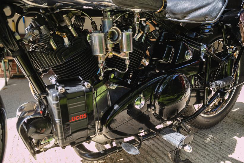 1938 Brough Superior SS100 engine