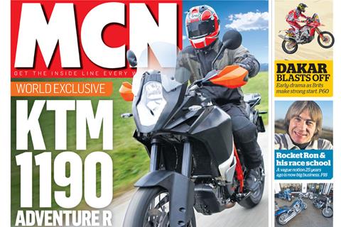 New MCN Jan 9: World Exclusive KTM 1190 Ridden