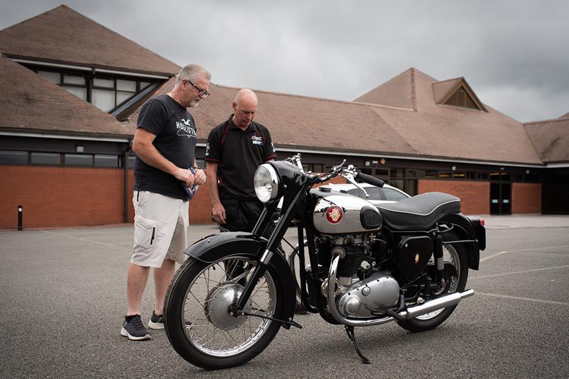 BSA A10 ahead of restoration