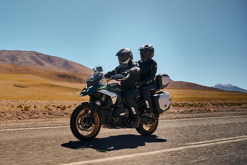 Two-up on a BMW R1300GS