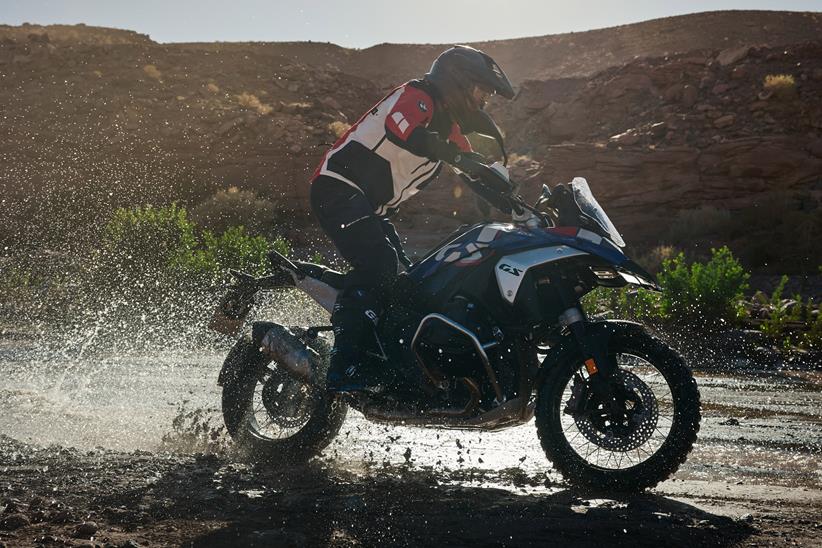 BMW R1300GS off-road action