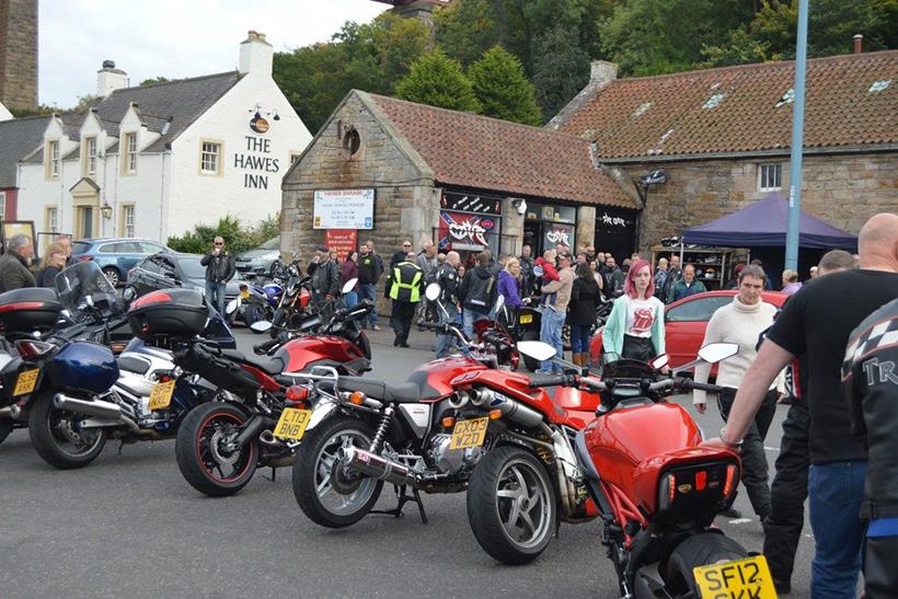 Bike night at The Bikers Cove café