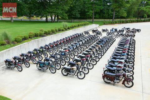 My motorcycle fleet is...