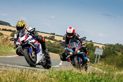 Clash of the TT titans: How relevant are the 200+bhp M1000RR and Blade RR-R on the road?