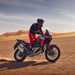 2024 Africa Twin being ridden in a desert