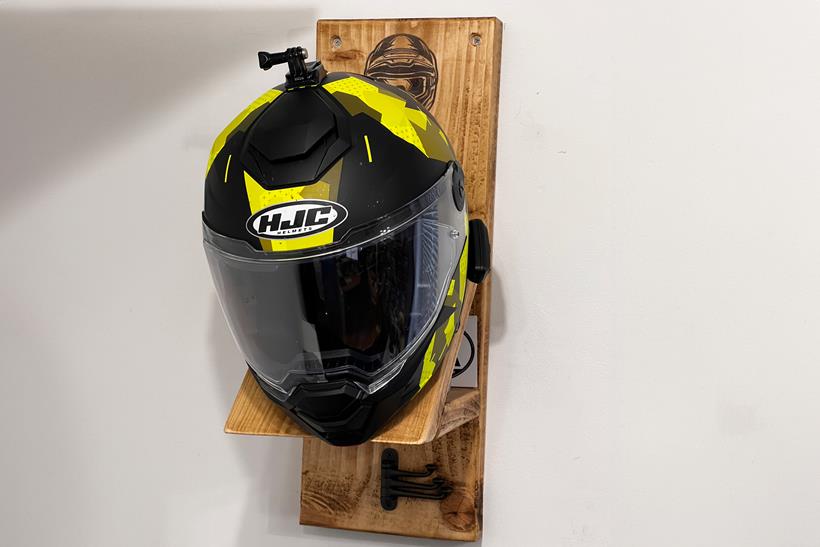 Mx Helmet Rack Motorcycle kit storage options that work