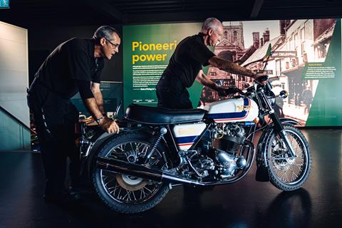 Brit bike display is go: Haynes Motor Museum delve into rich British biking history