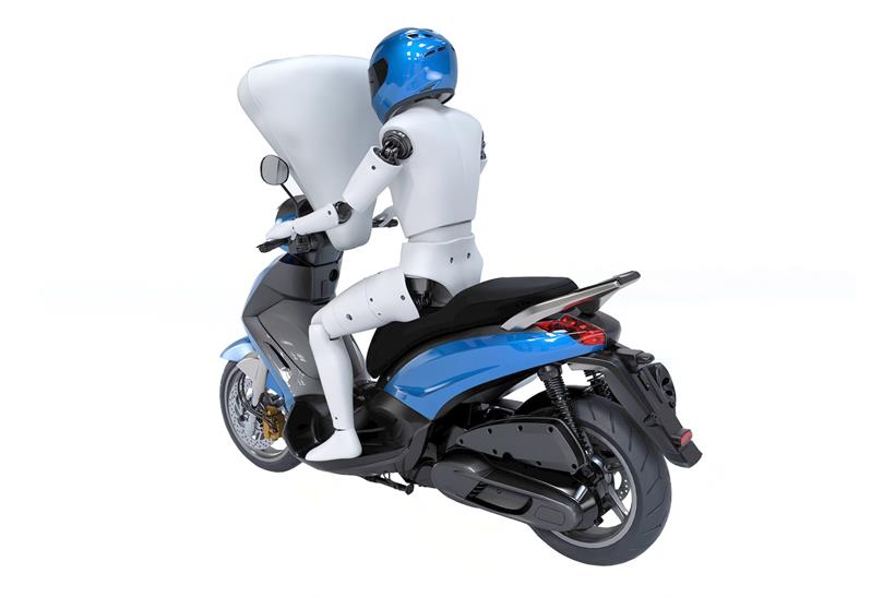 Autoliv scooter airbag