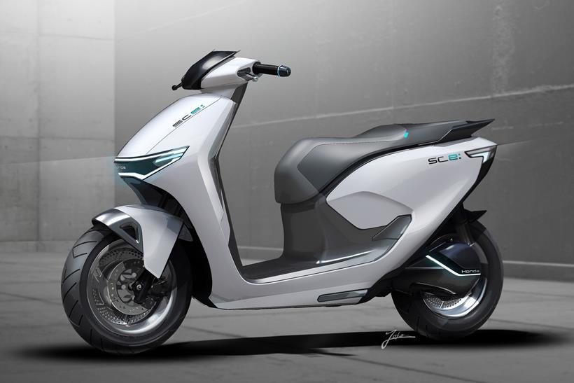 Honda electric concept scooter