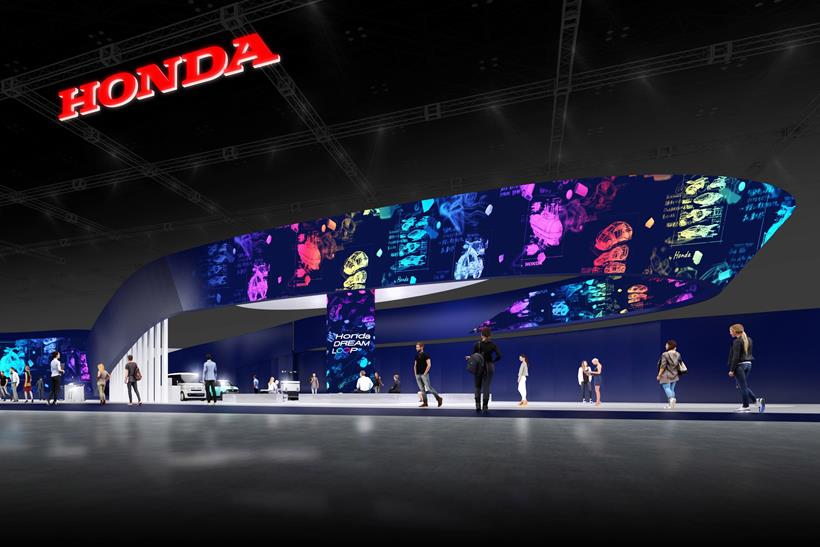 Honda stand at Japan Mobility Show 2023