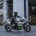 Town riding on the Kawasaki Ninja 7 HEV