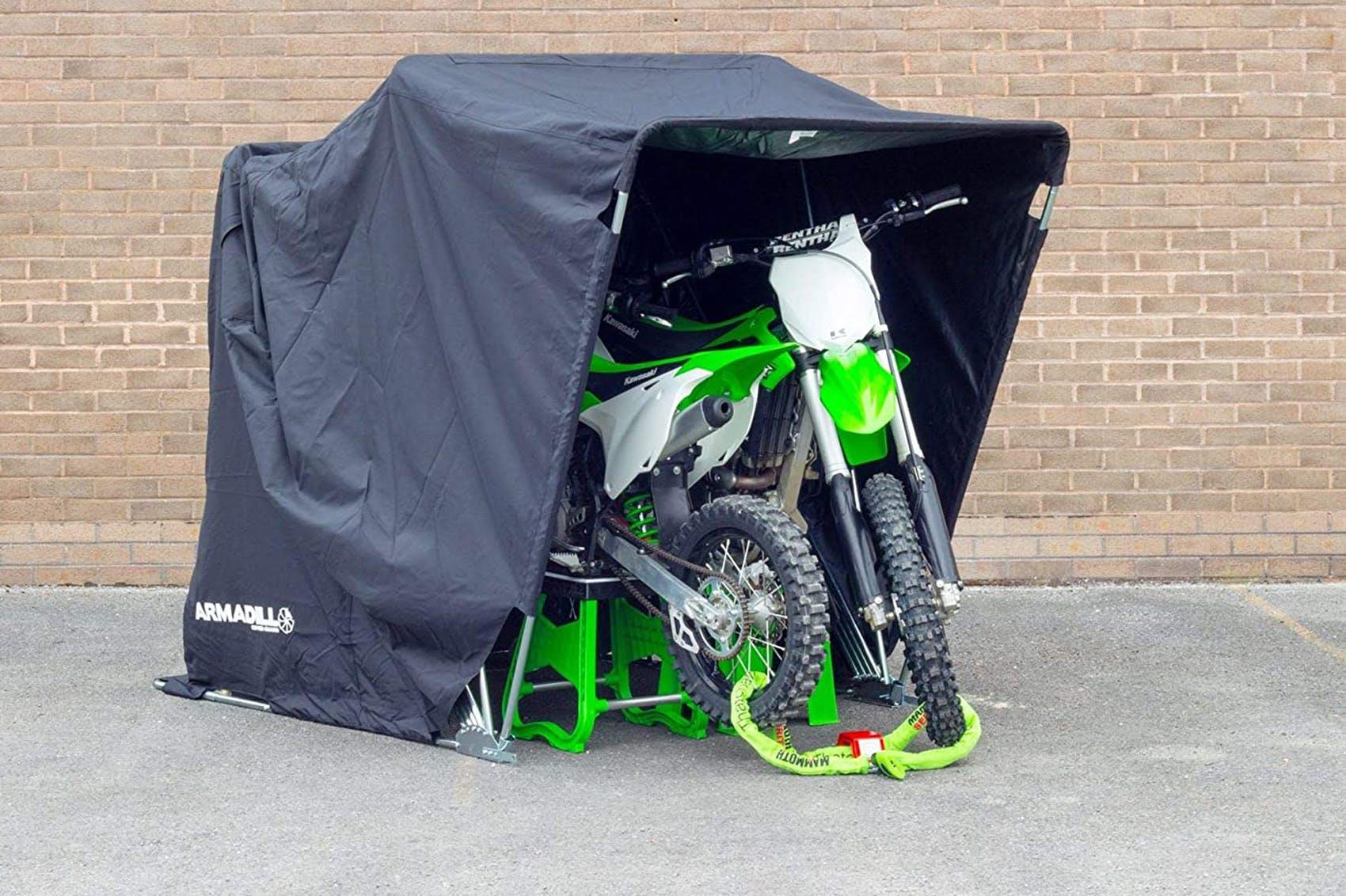 Folding Motorcycle Cover, Sports Bike Storage