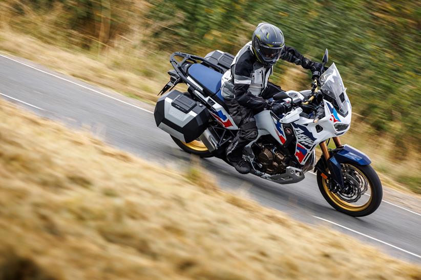 Honda CRF1100L Africa Twin being ridden