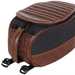 Shad SR18 tank bag in brown. Cafe racer styling