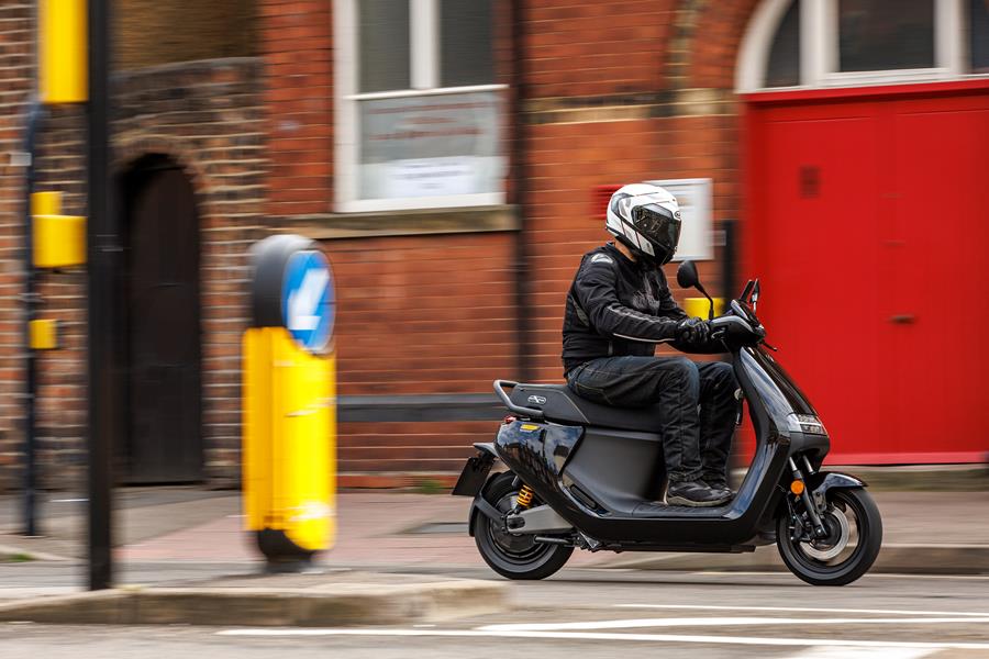 Segway E300SE riding action shot