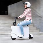 Ride it to the office then just fold it up: Honda Motocompacto can be stashed under your desk