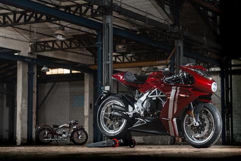 MV Agusta go back in time with burgundy Superveloce special