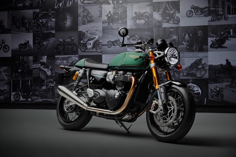 The Triumph Thruxton Final Edition is based on the RS