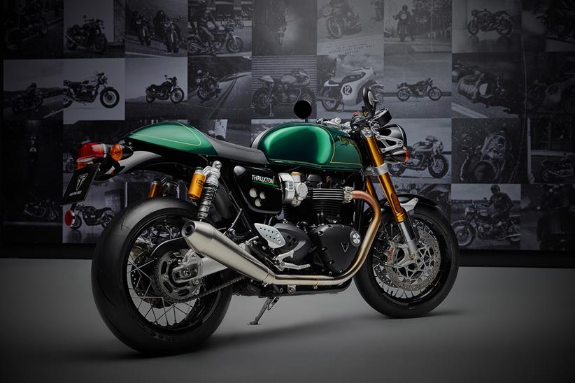 The Triumph Thruxton Final Edition gets Öhlins twin shocks