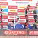 Glenn Irwin, Tommy Bridewell and Kyle Ryde celebrate on the Brands Hatch podium