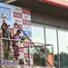 Kyle Ryde celebrates victory on the Brands Hatch podium