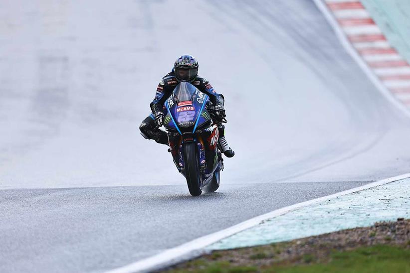 Jason O'Halloran masters the wet conditions at Brands Hatch