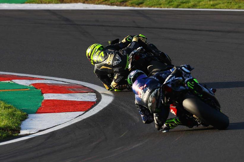 Kyle Ryde leads Jason O'Halloran at Brands Hatch