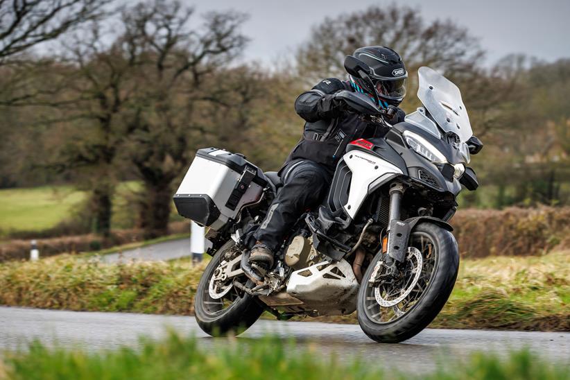 Ducati Multistrada V4 Rally on the road