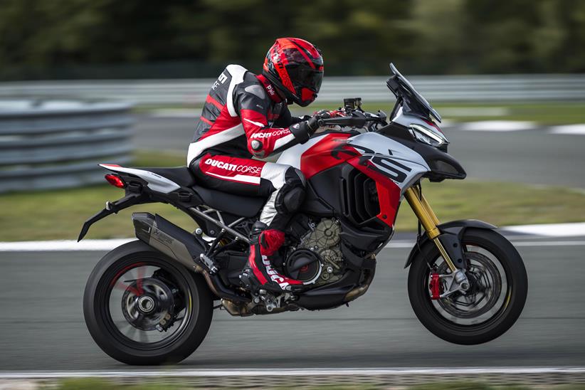 Ducati Multistrada V4 RS on track