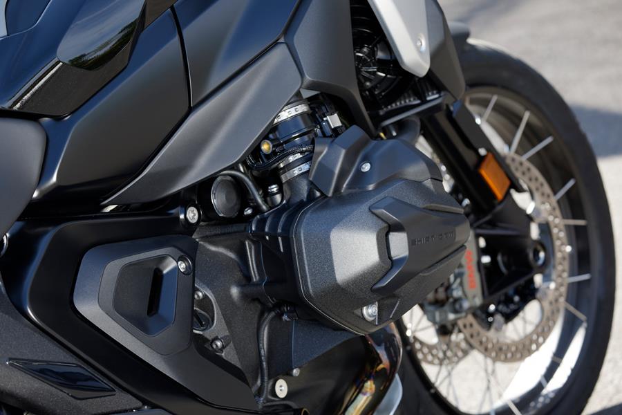 The BMW R1300GS's boxer engine