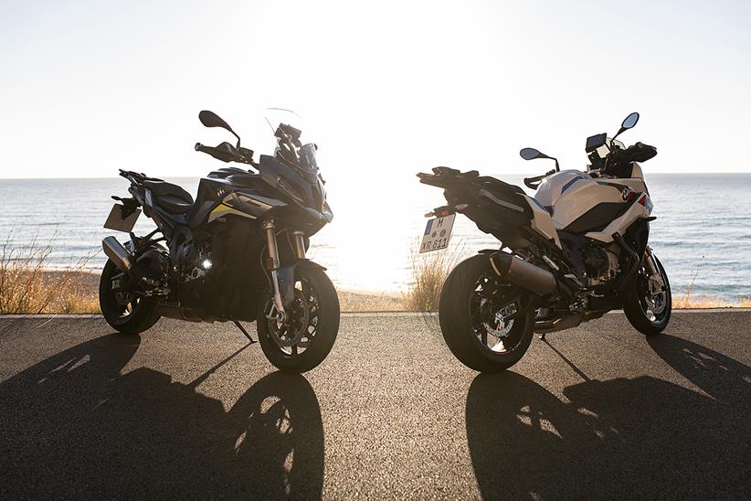 A pair of 2024 BMW S1000XRs